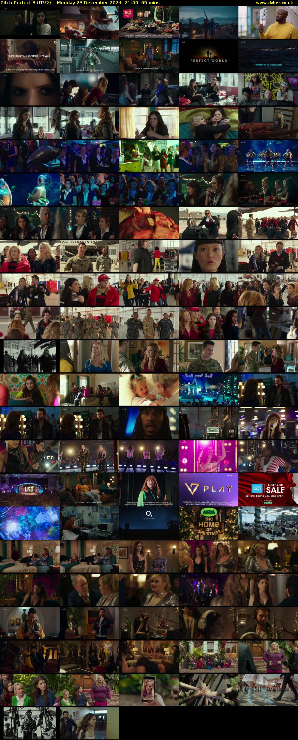 Pitch Perfect 3 (ITV2) Monday 23 December 2024 21:00 - 22:05