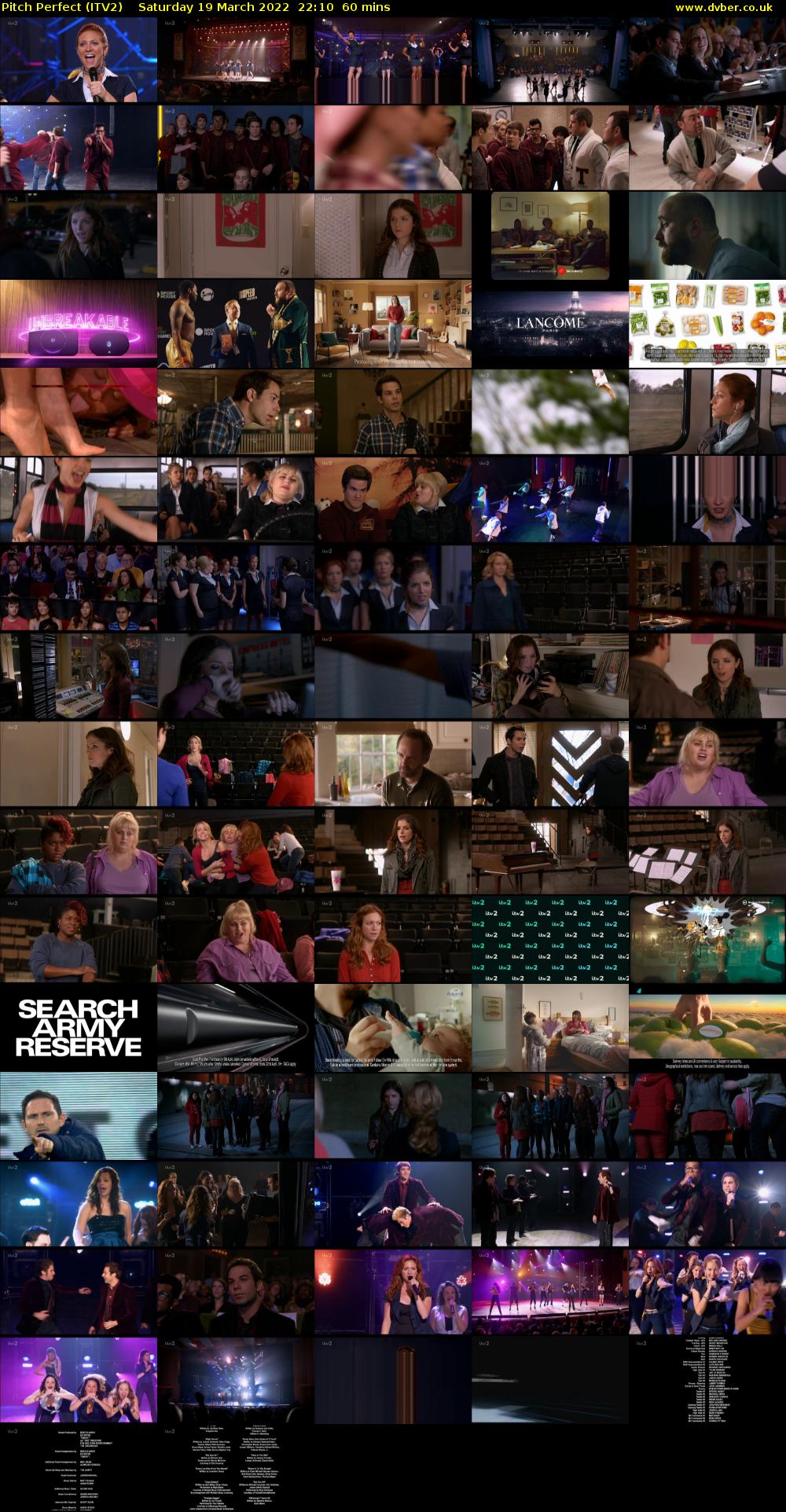 Pitch Perfect (ITV2) Saturday 19 March 2022 22:10 - 23:10