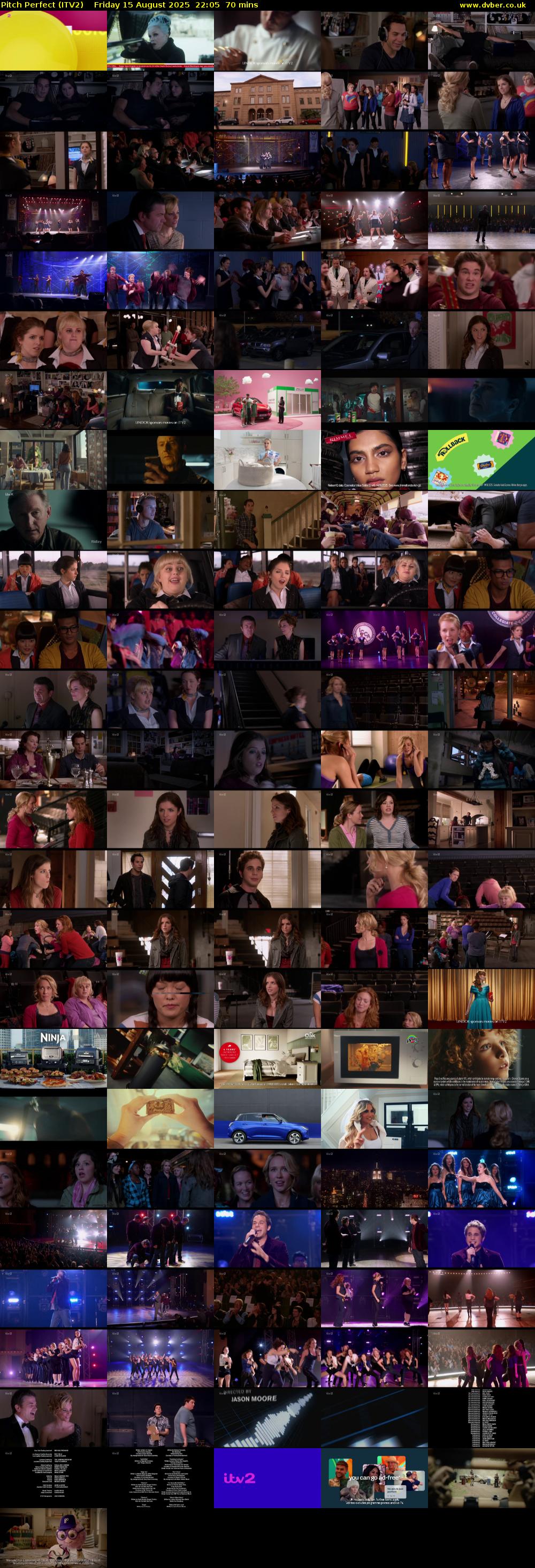 Pitch Perfect (ITV2) Friday 15 August 2025 22:05 - 23:15