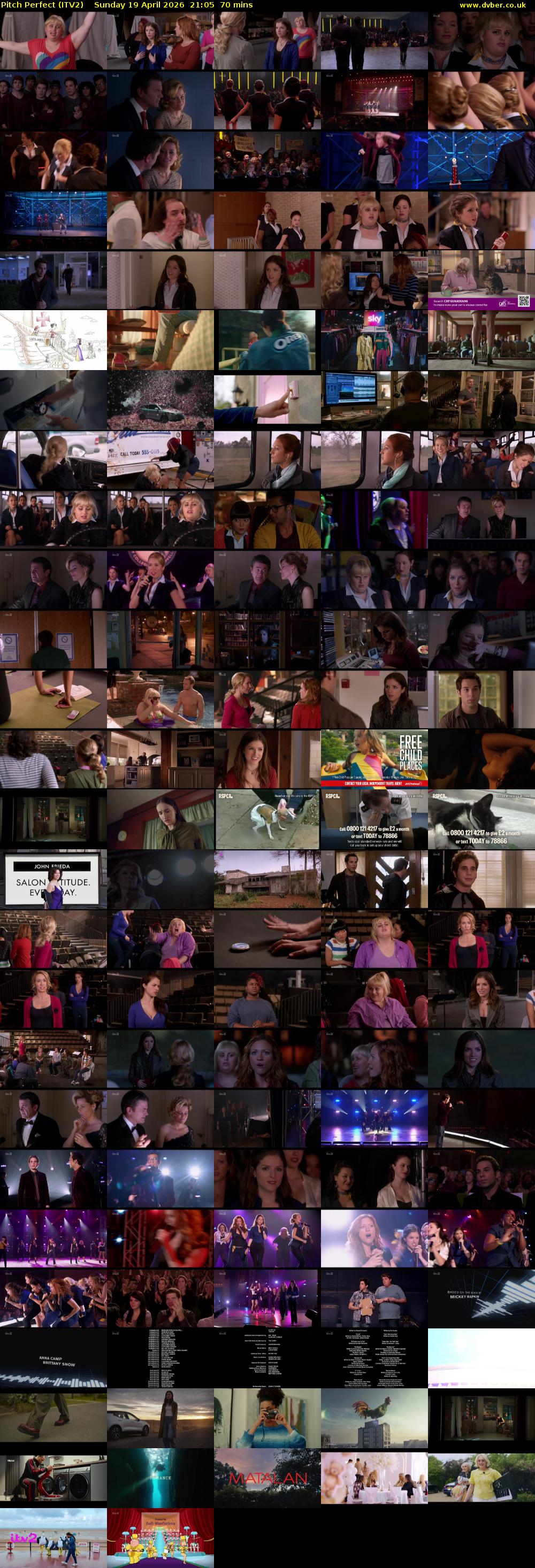 Pitch Perfect (ITV2) Sunday 19 April 2026 21:05 - 22:15