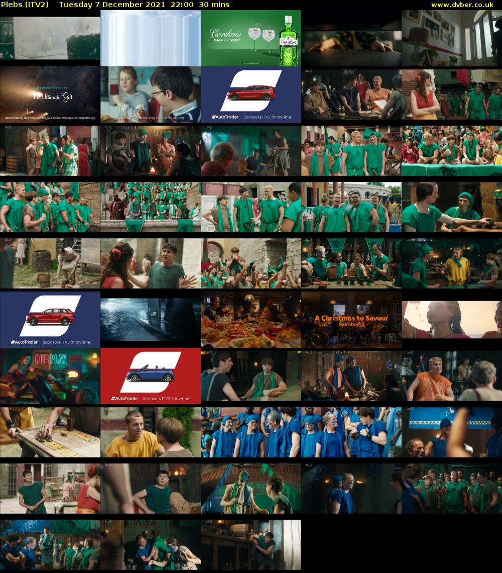 Plebs (ITV2) Tuesday 7 December 2021 22:00 - 22:30