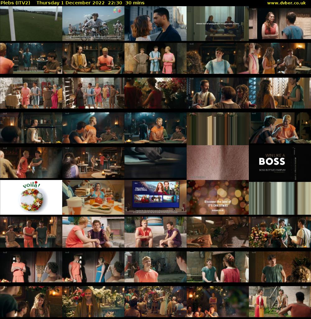 Plebs (ITV2) Thursday 1 December 2022 22:30 - 23:00