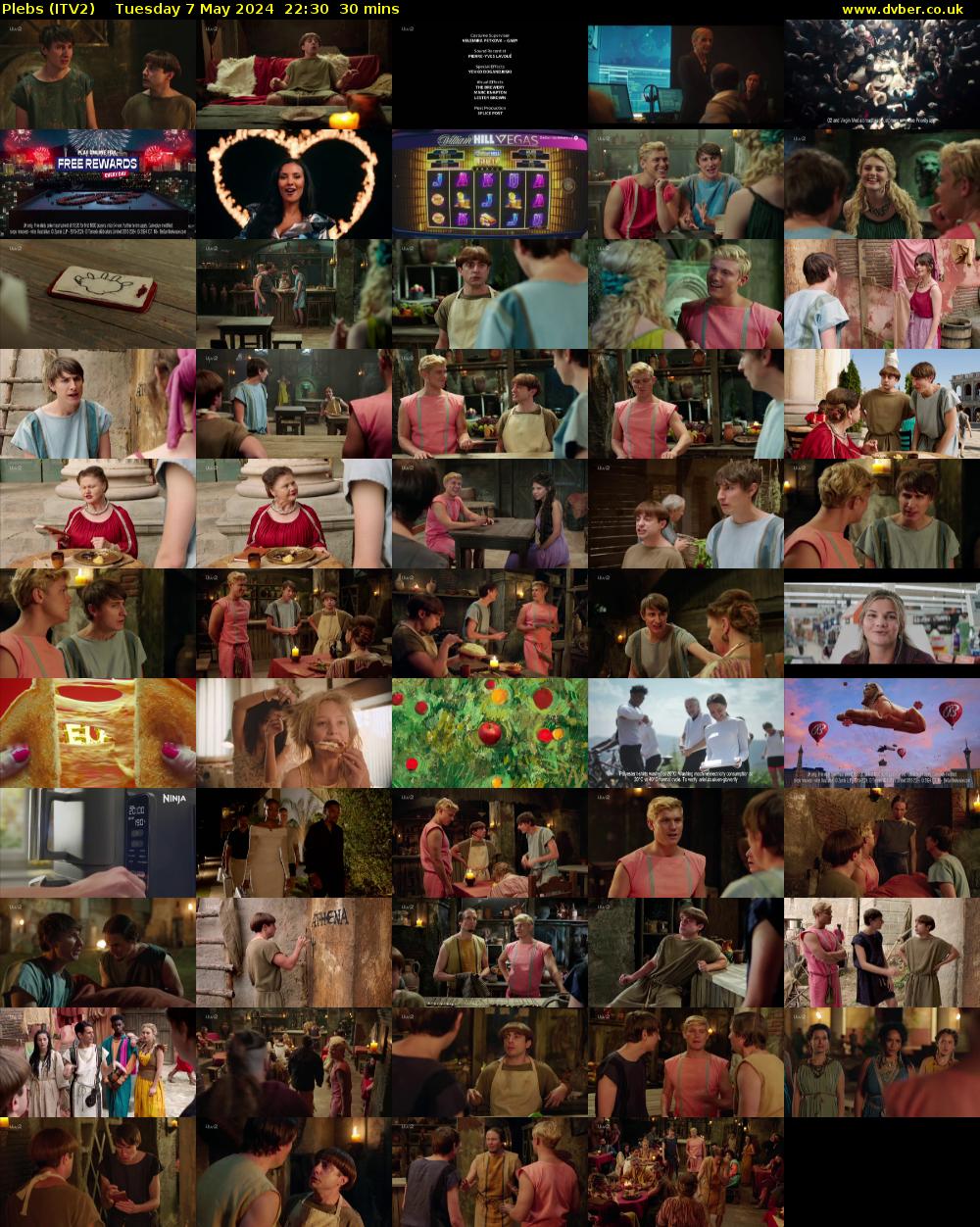 Plebs (ITV2) Tuesday 7 May 2024 22:30 - 23:00