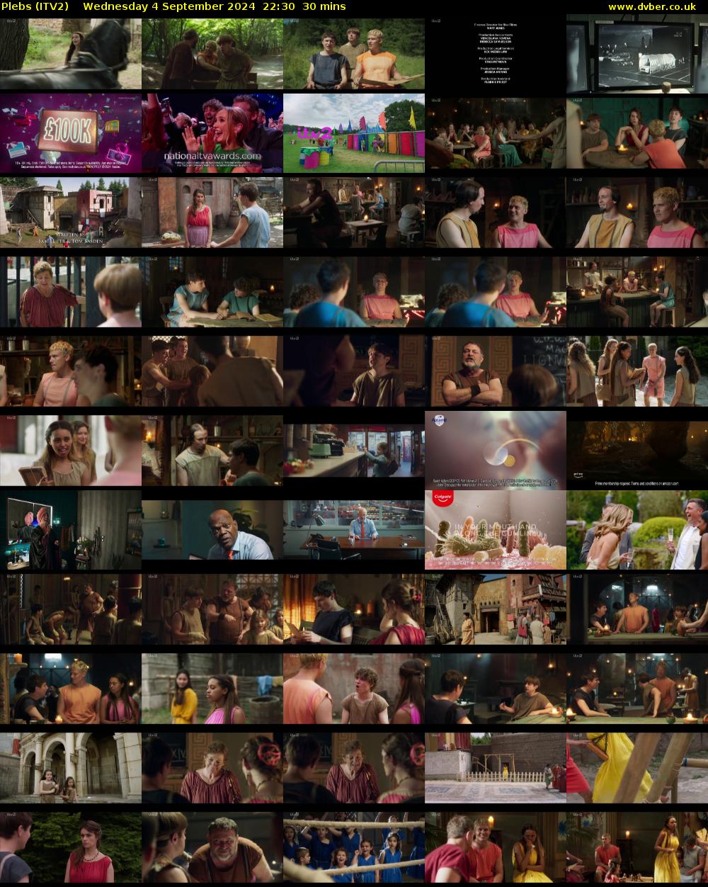 Plebs (ITV2) Wednesday 4 September 2024 22:30 - 23:00