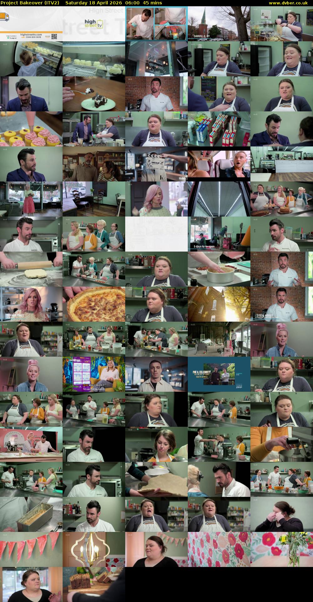 Project Bakeover (ITV2) Saturday 18 April 2026 06:00 - 06:45