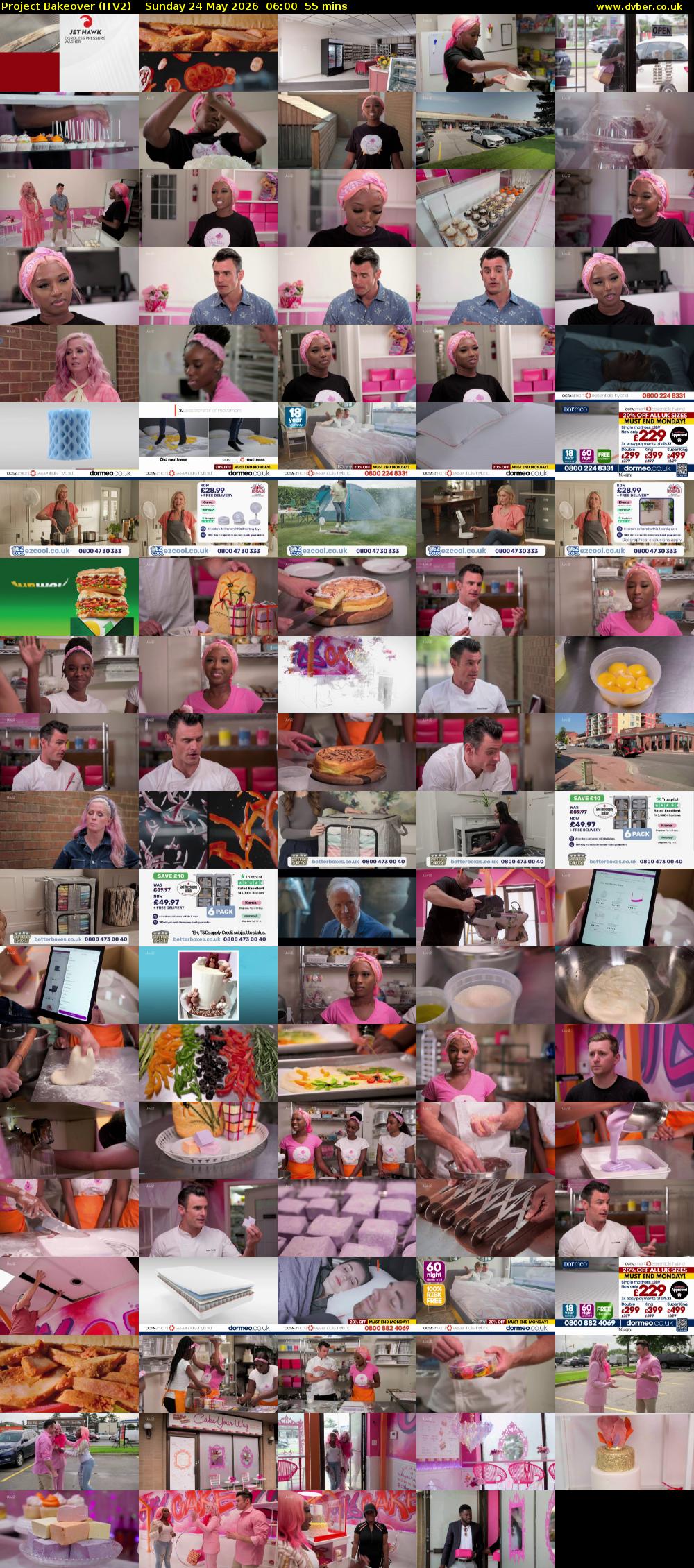 Project Bakeover (ITV2) Sunday 24 May 2026 06:00 - 06:55