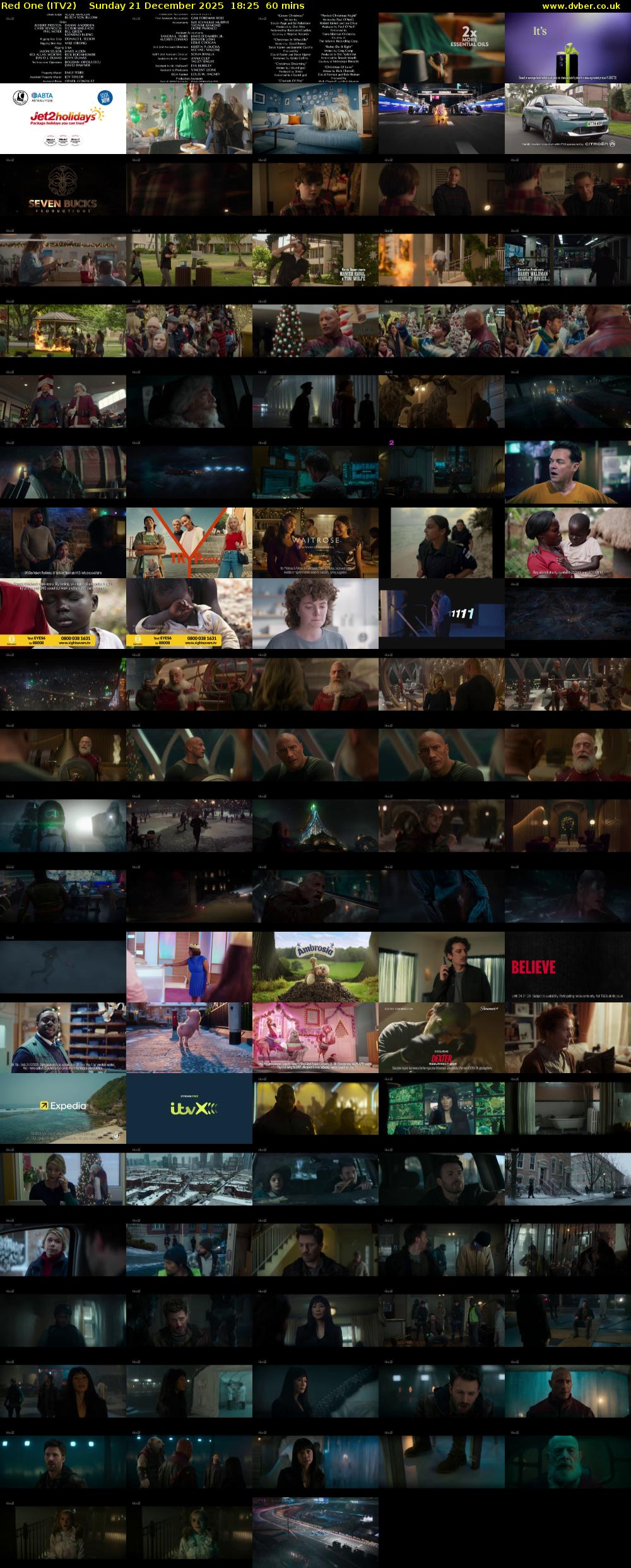 Red One (ITV2) Sunday 21 December 2025 18:25 - 19:25