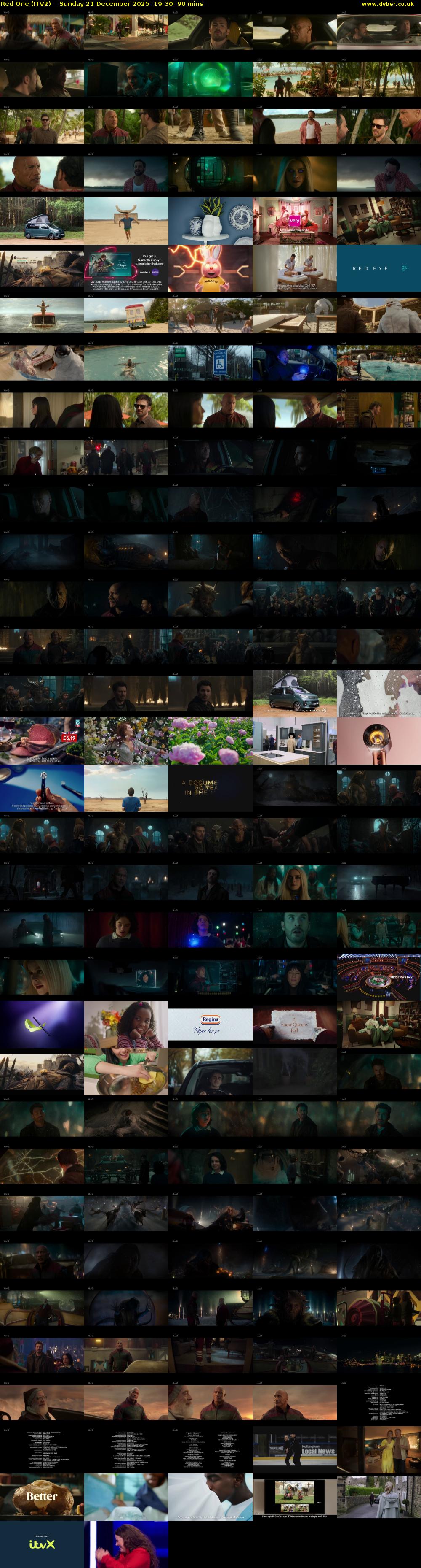 Red One (ITV2) Sunday 21 December 2025 19:30 - 21:00