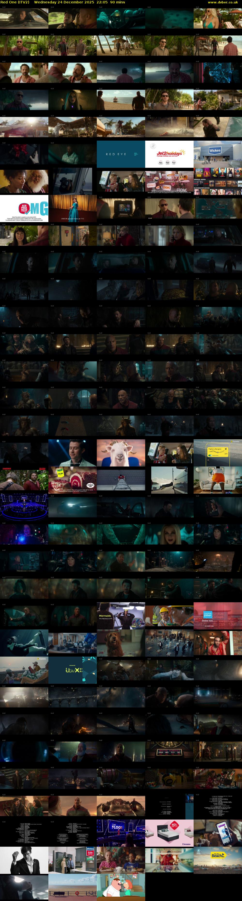 Red One (ITV2) Wednesday 24 December 2025 22:05 - 23:35