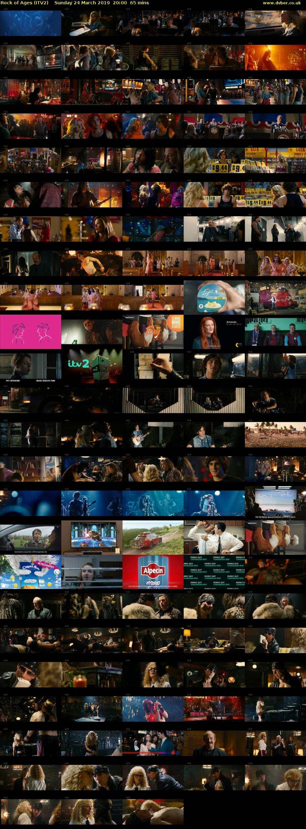Rock of Ages (ITV2) Sunday 24 March 2019 20:00 - 21:05