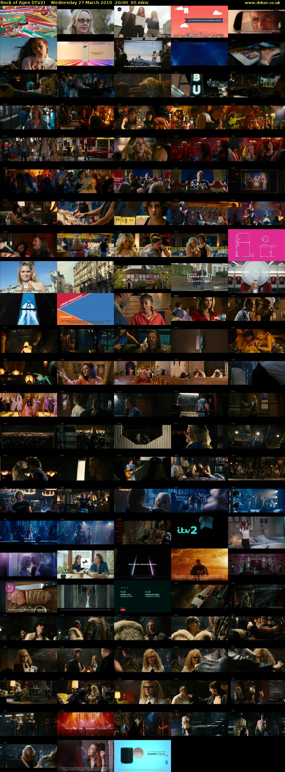 Rock of Ages (ITV2) Wednesday 27 March 2019 20:00 - 21:05