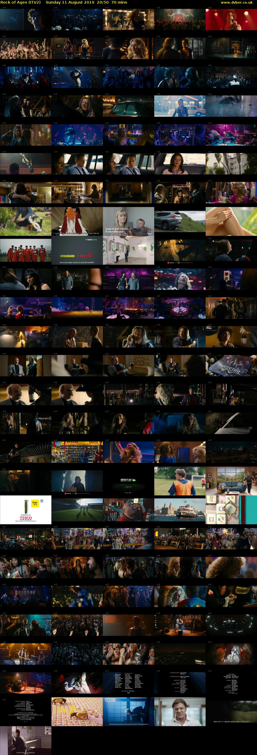 Rock of Ages (ITV2) Sunday 11 August 2019 20:50 - 22:00