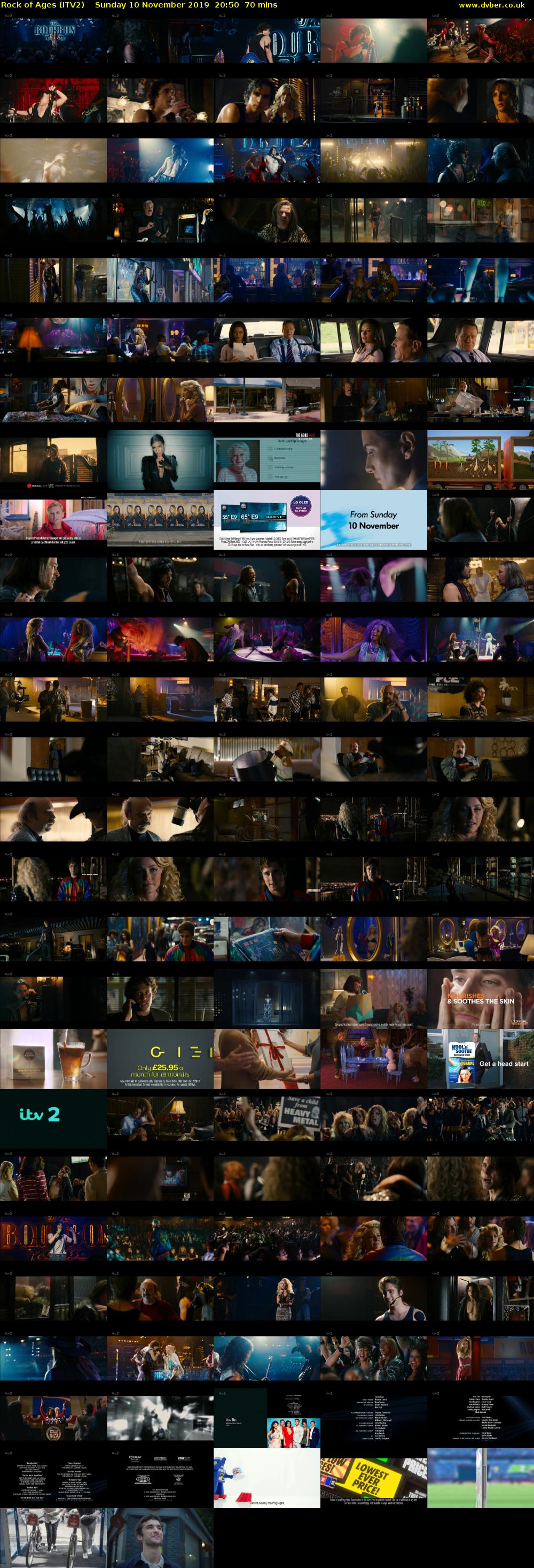 Rock of Ages (ITV2) Sunday 10 November 2019 20:50 - 22:00