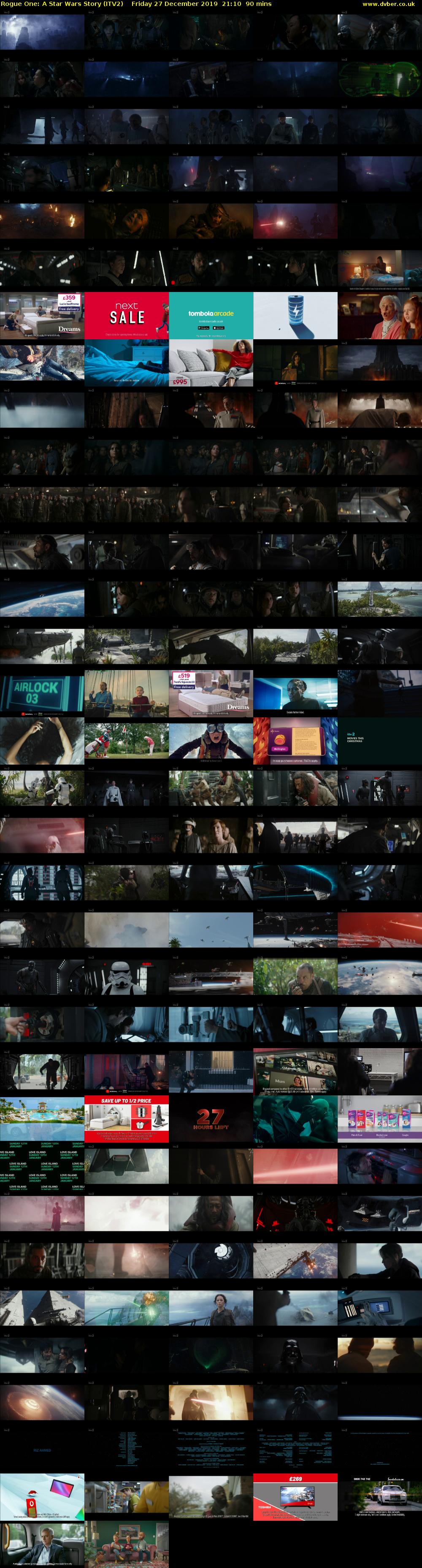 Rogue One: A Star Wars Story (ITV2) Friday 27 December 2019 21:10 - 22:40