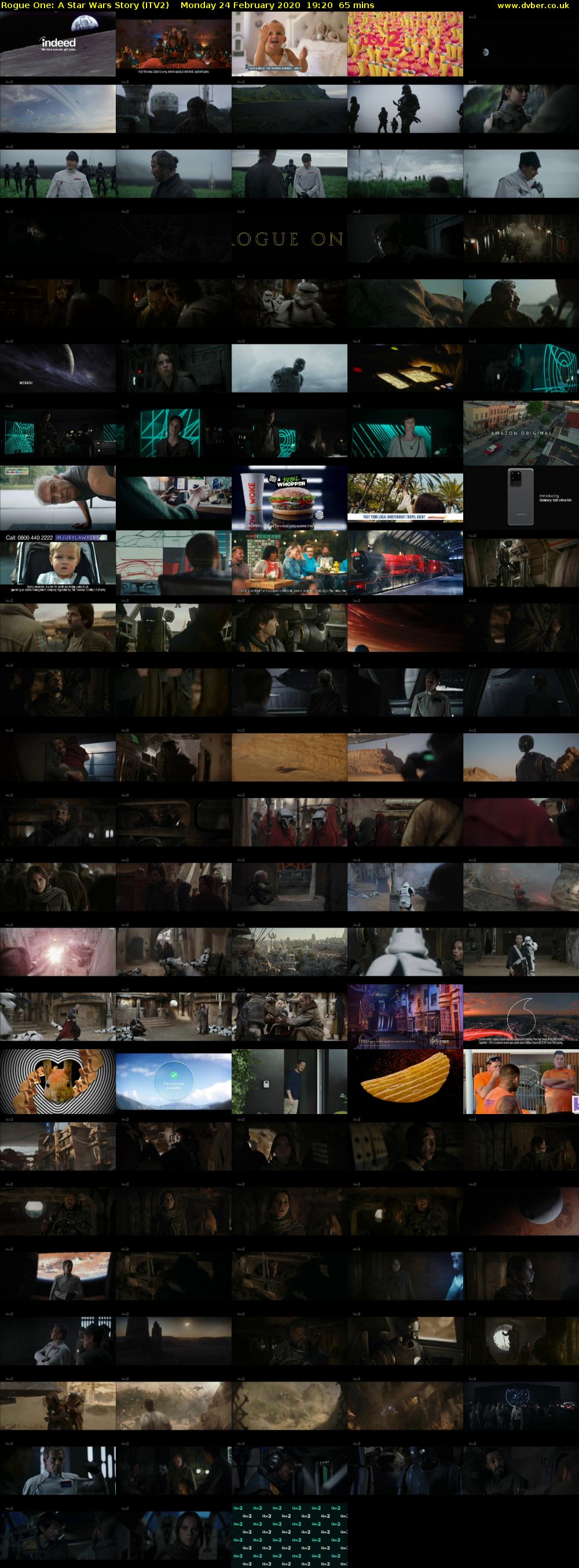 Rogue One: A Star Wars Story (ITV2) Monday 24 February 2020 19:20 - 20:25