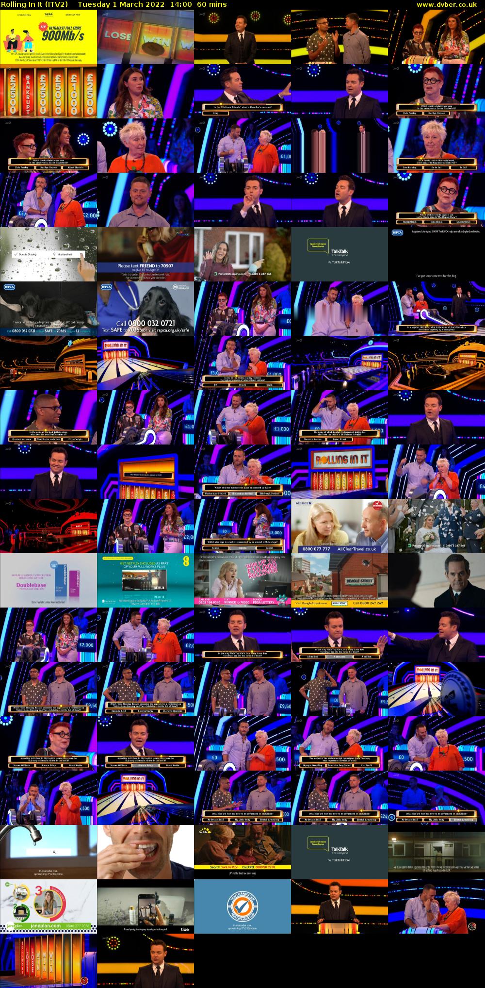 Rolling In It (ITV2) Tuesday 1 March 2022 14:00 - 15:00