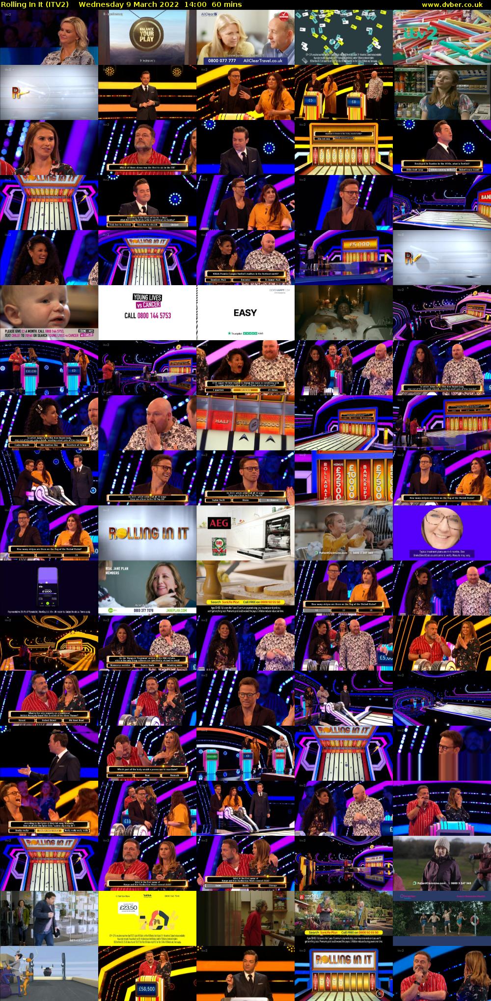 Rolling In It (ITV2) Wednesday 9 March 2022 14:00 - 15:00