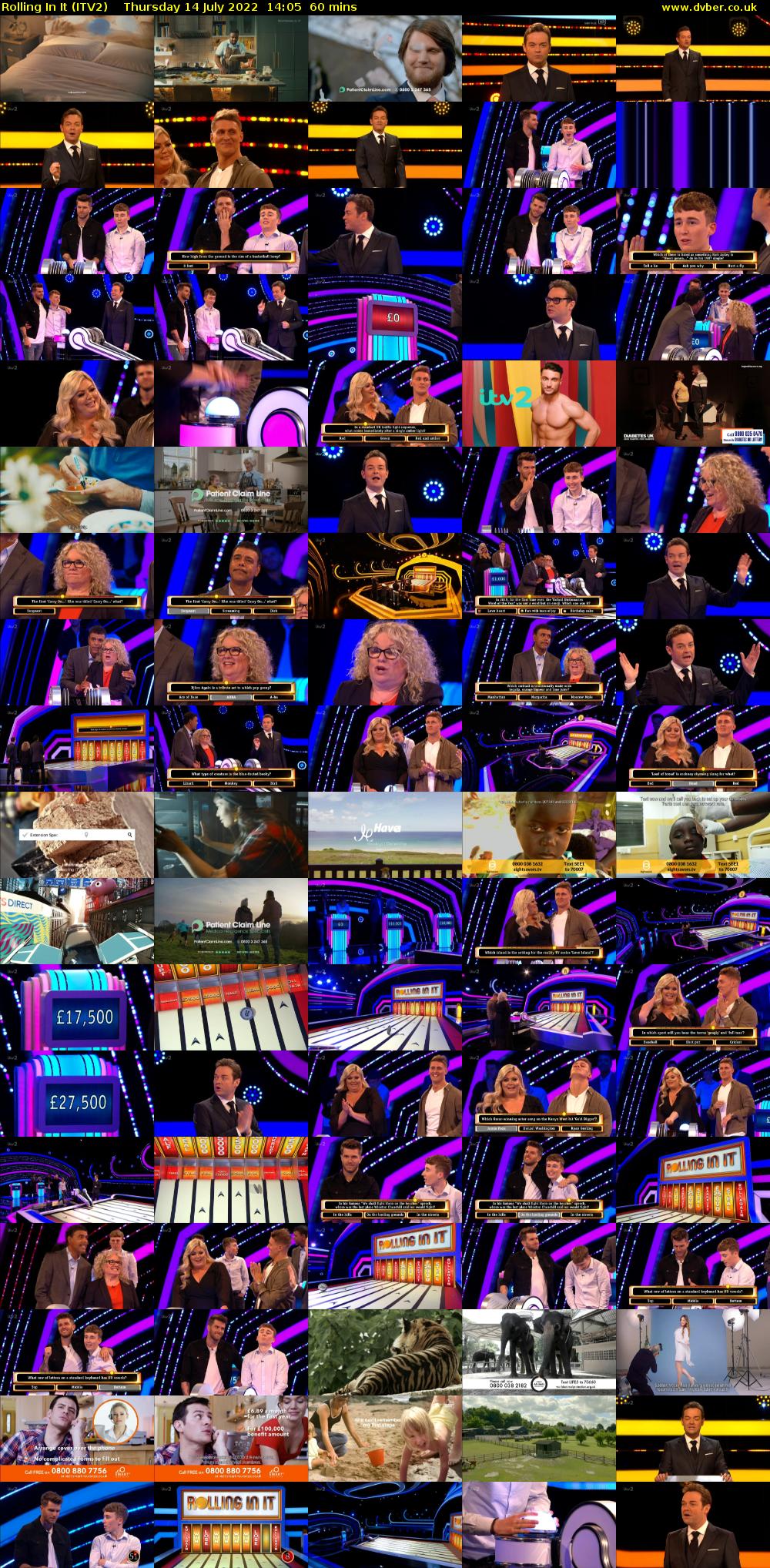 Rolling In It (ITV2) Thursday 14 July 2022 14:05 - 15:05