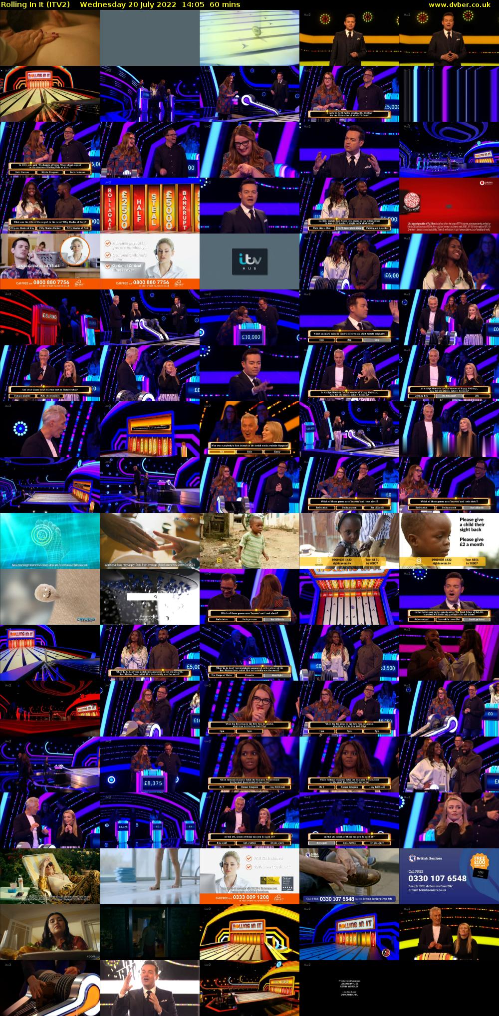 Rolling In It (ITV2) Wednesday 20 July 2022 14:05 - 15:05