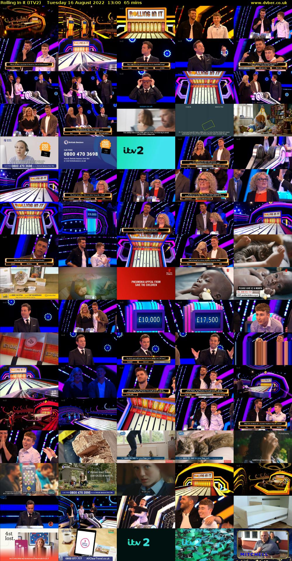 Rolling In It (ITV2) Tuesday 16 August 2022 13:00 - 14:05