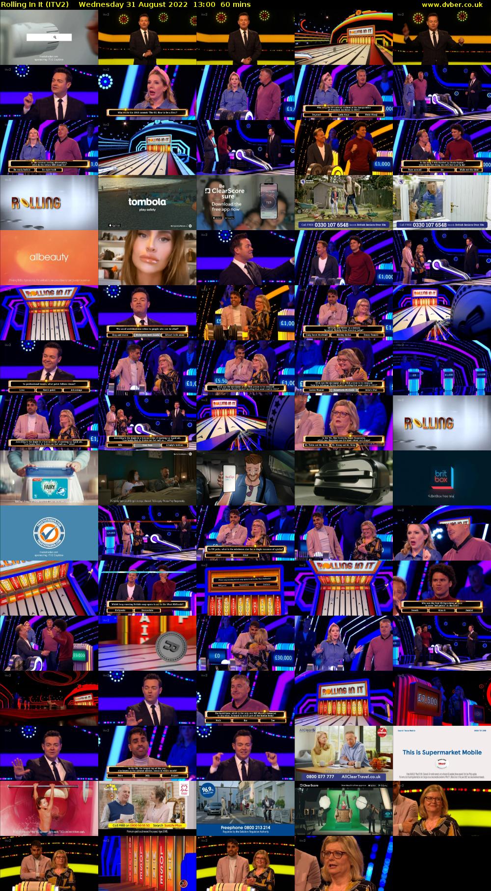Rolling In It (ITV2) Wednesday 31 August 2022 13:00 - 14:00