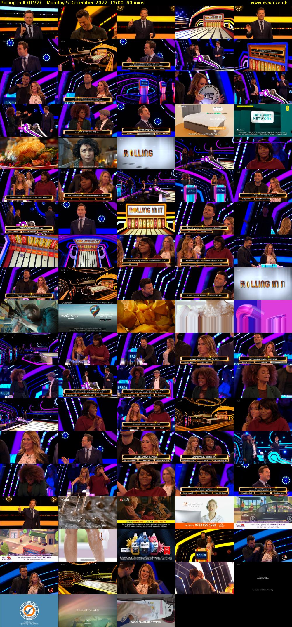 Rolling In It (ITV2) Monday 5 December 2022 12:00 - 13:00