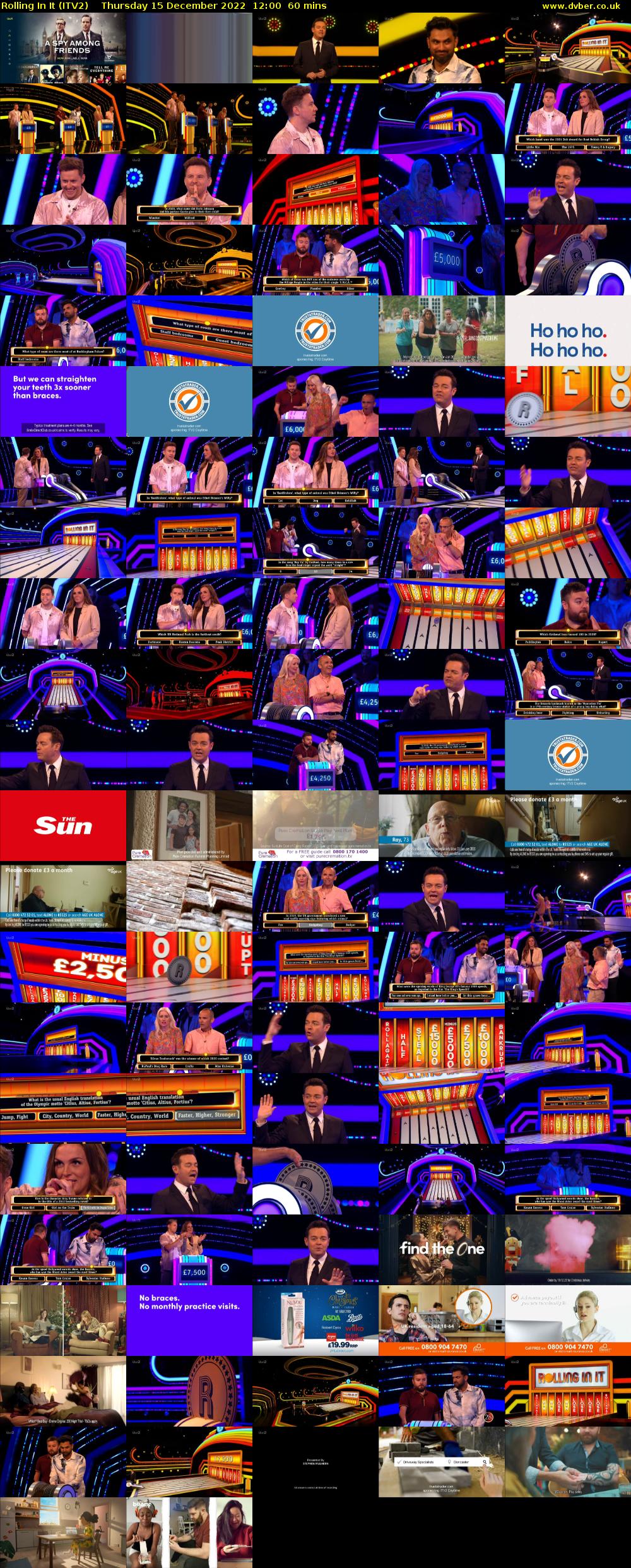 Rolling In It (ITV2) Thursday 15 December 2022 12:00 - 13:00