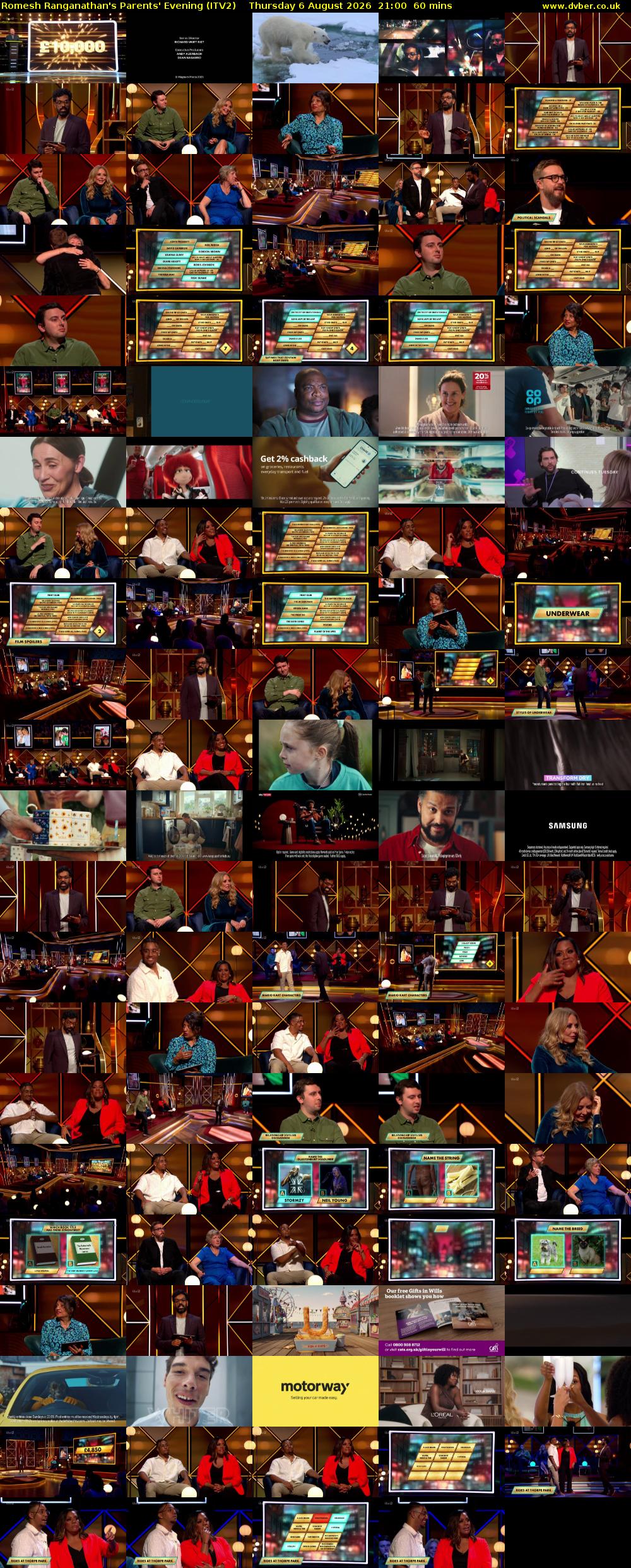 Romesh Ranganathan's Parents' Evening (ITV2) Thursday 6 August 2026 21:00 - 22:00
