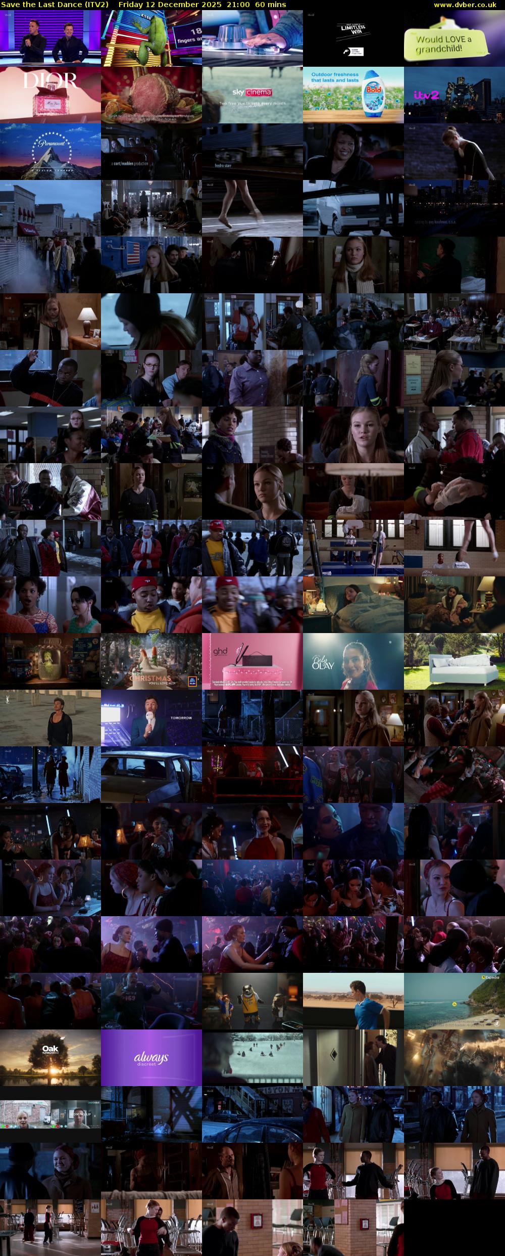 Save the Last Dance (ITV2) Friday 12 December 2025 21:00 - 22:00