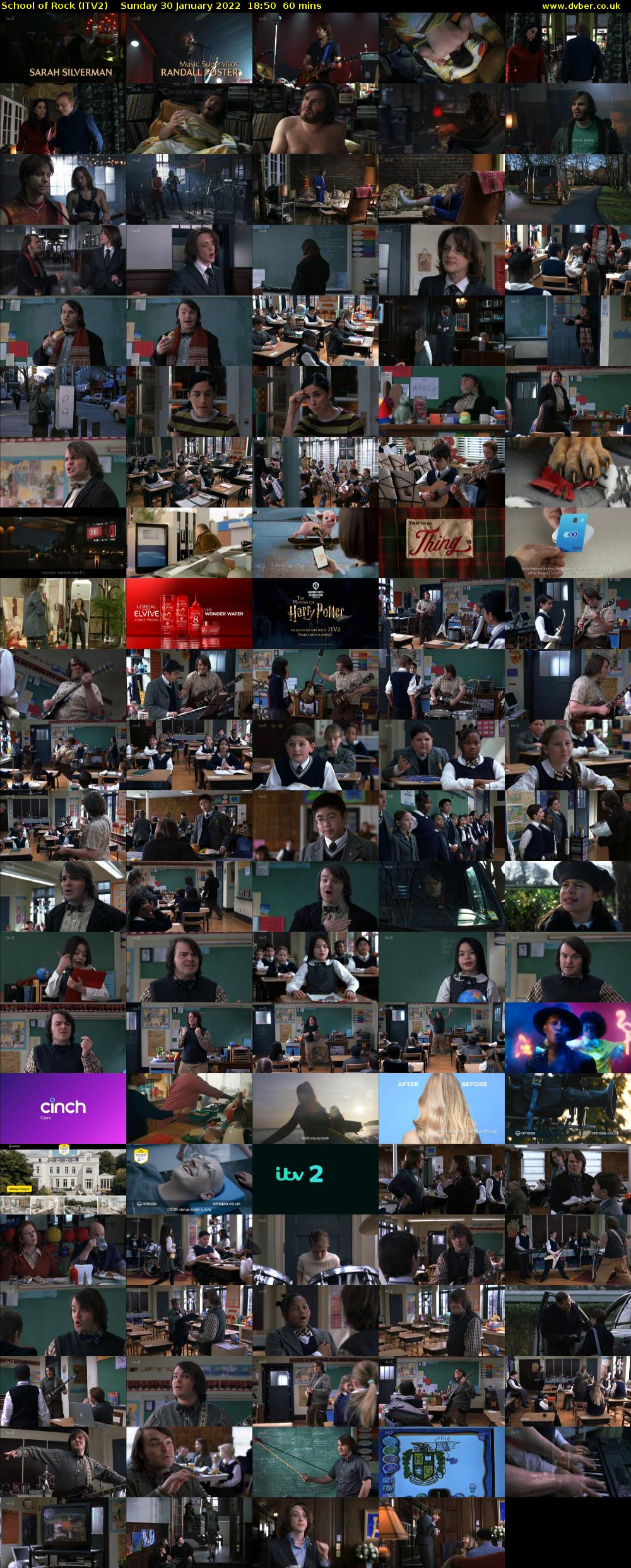 School of Rock (ITV2) Sunday 30 January 2022 18:50 - 19:50