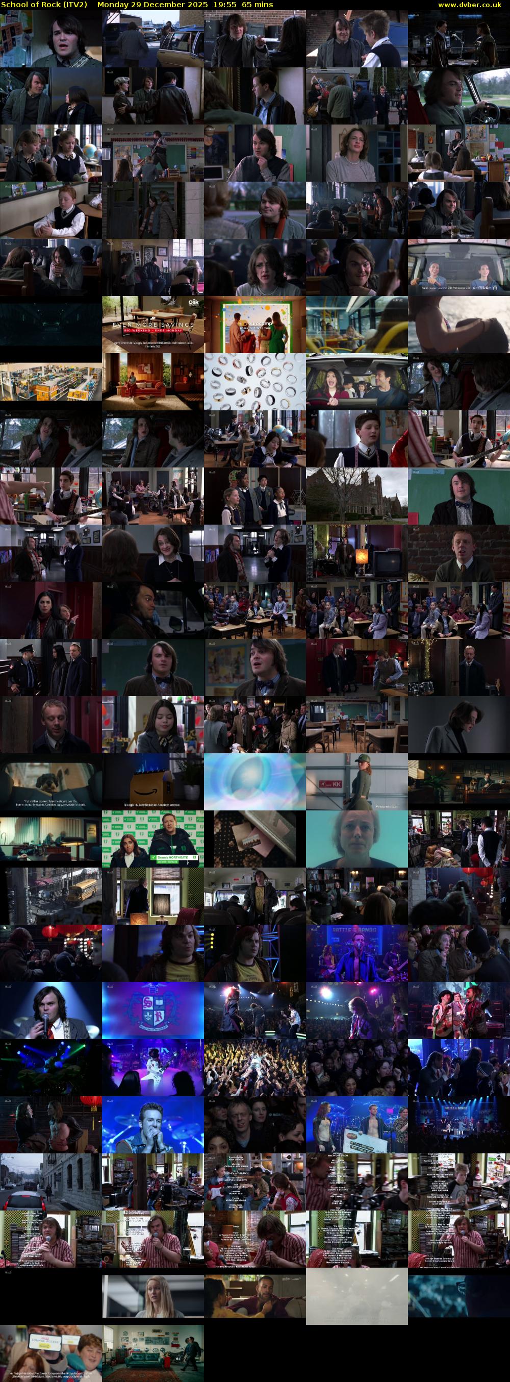 School of Rock (ITV2) Monday 29 December 2025 19:55 - 21:00