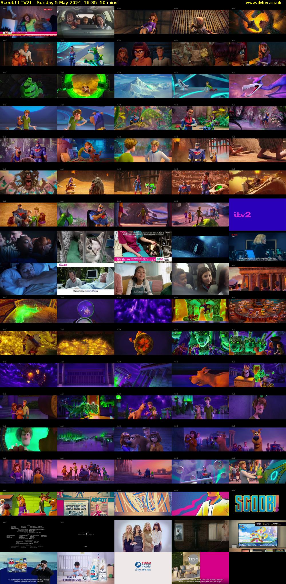 Scoob! (ITV2) Sunday 5 May 2024 16:35 - 17:25