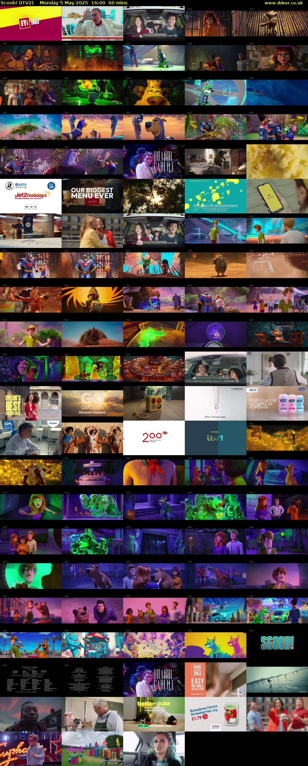 Scoob! (ITV2) Monday 5 May 2025 16:00 - 17:00