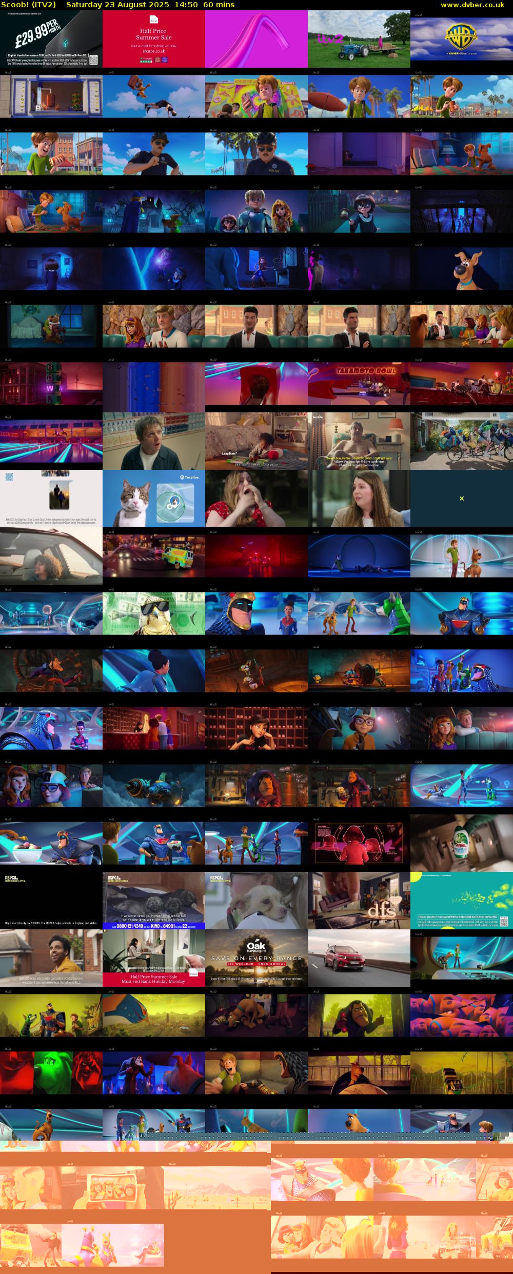 Scoob! (ITV2) Saturday 23 August 2025 14:50 - 15:50