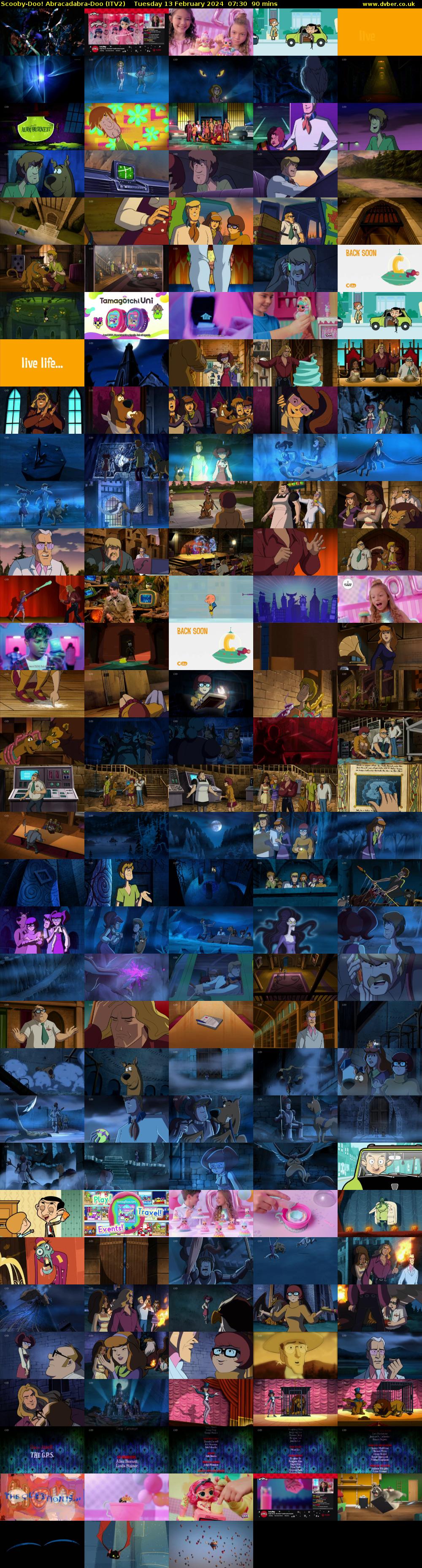 Scooby-Doo! Abracadabra-Doo (ITV2) Tuesday 13 February 2024 07:30 - 09:00