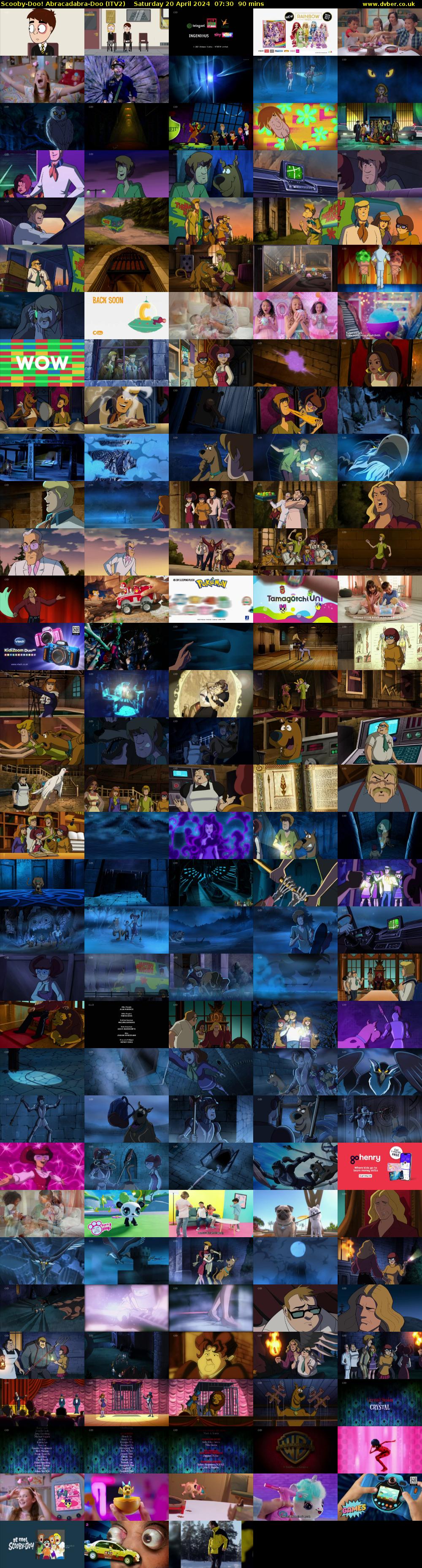 Scooby-Doo! Abracadabra-Doo (ITV2) Saturday 20 April 2024 07:30 - 09:00