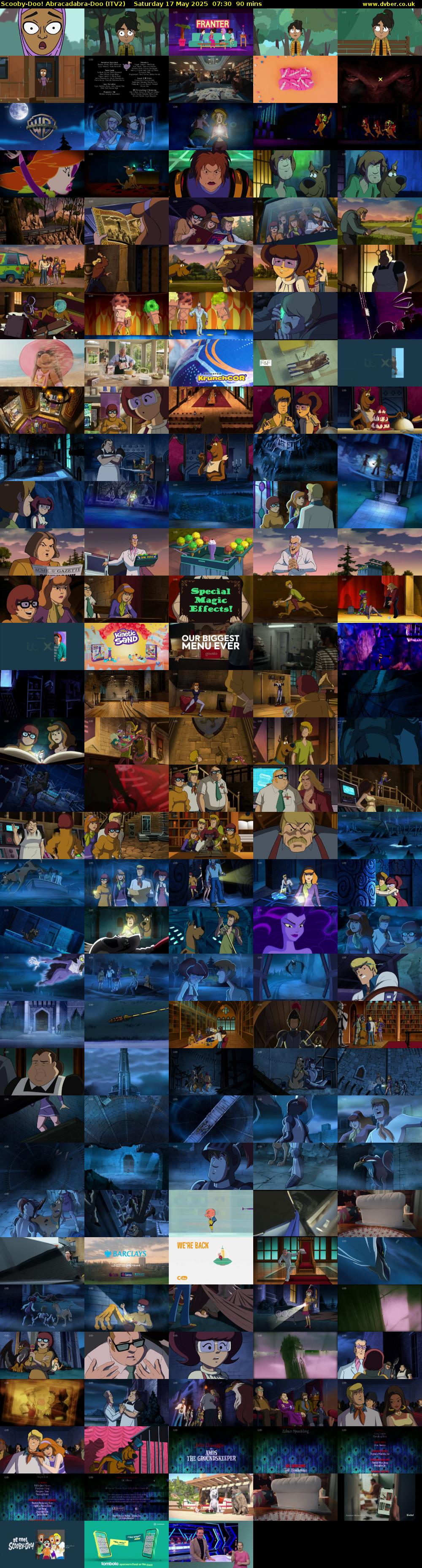 Scooby-Doo! Abracadabra-Doo (ITV2) Saturday 17 May 2025 07:30 - 09:00