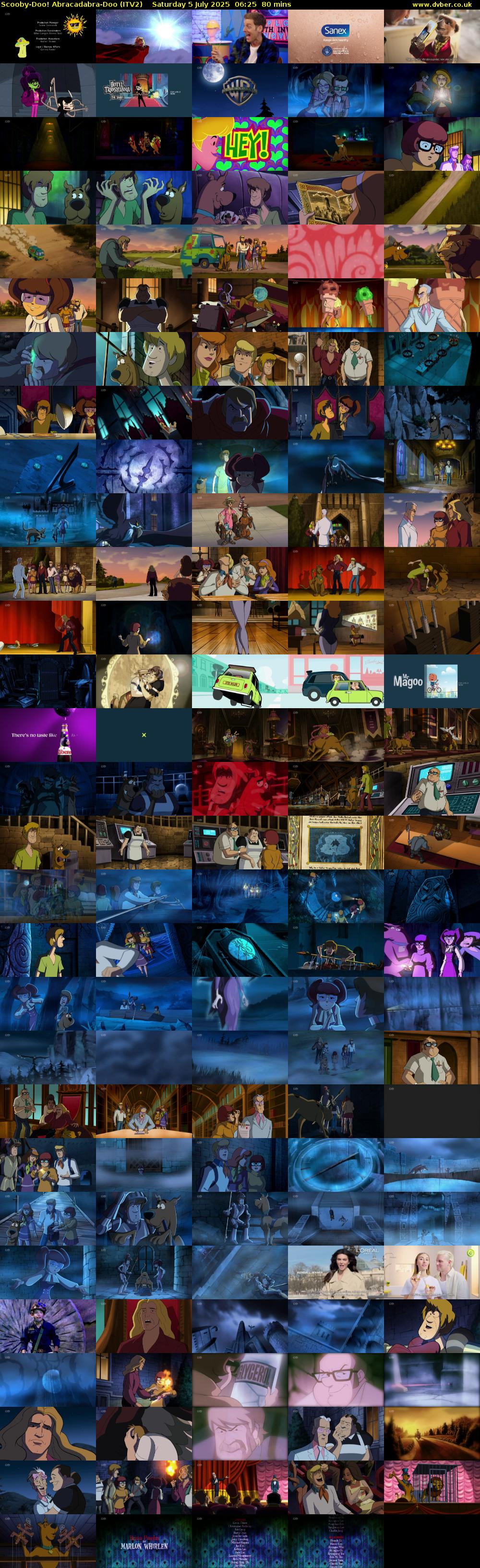 Scooby-Doo! Abracadabra-Doo (ITV2) Saturday 5 July 2025 06:25 - 07:45