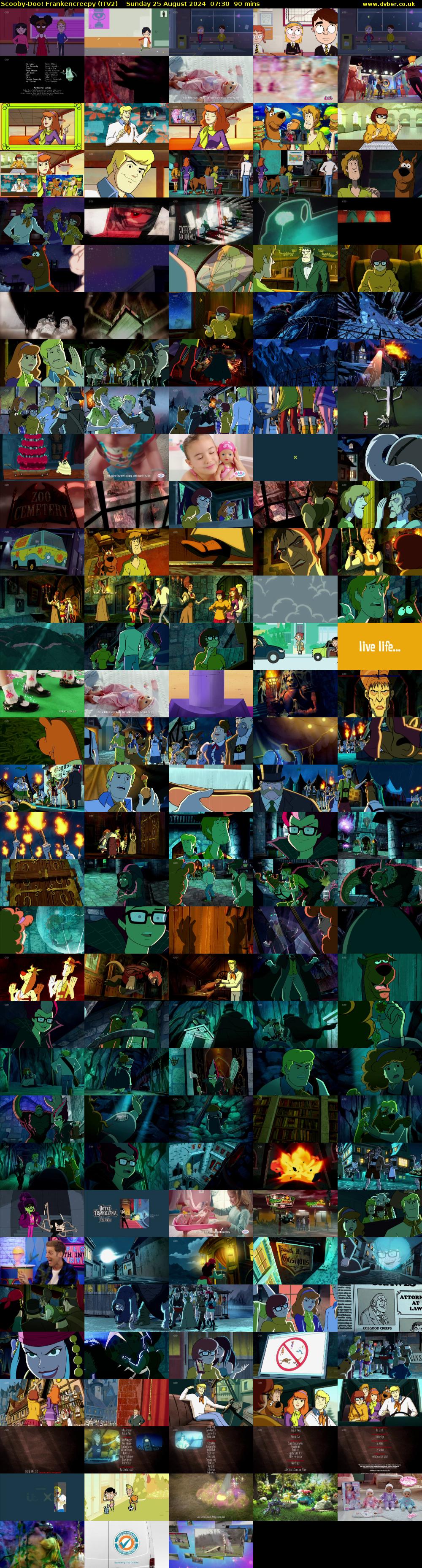 Scooby-Doo! Frankencreepy (ITV2) Sunday 25 August 2024 07:30 - 09:00