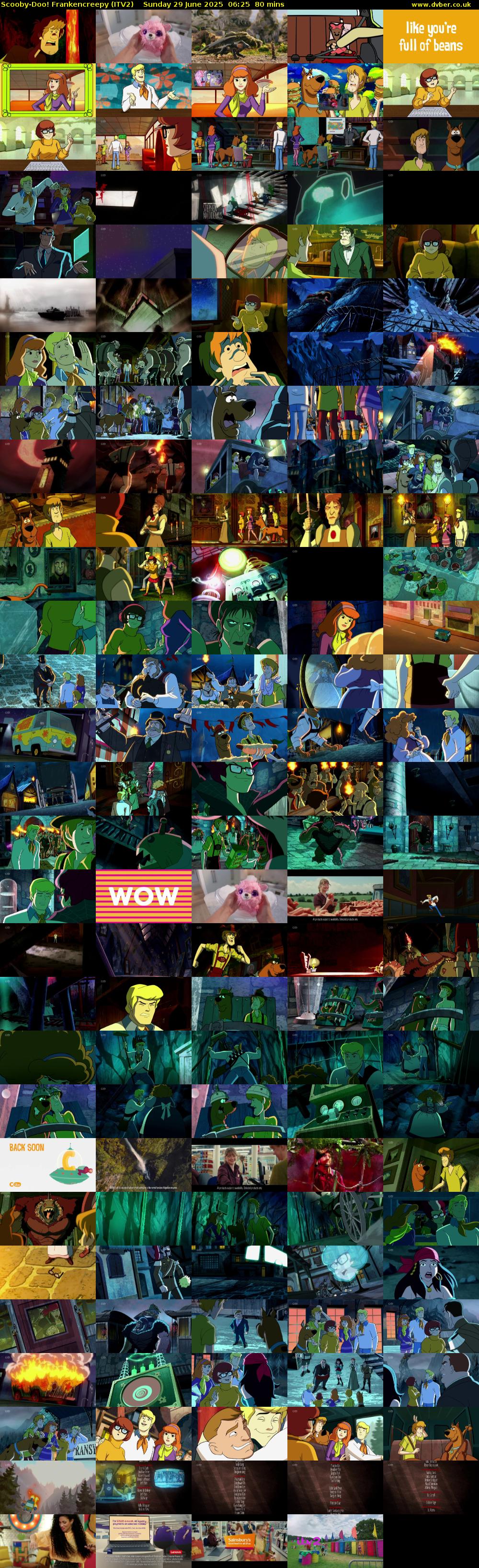 Scooby-Doo! Frankencreepy (ITV2) Sunday 29 June 2025 06:25 - 07:45