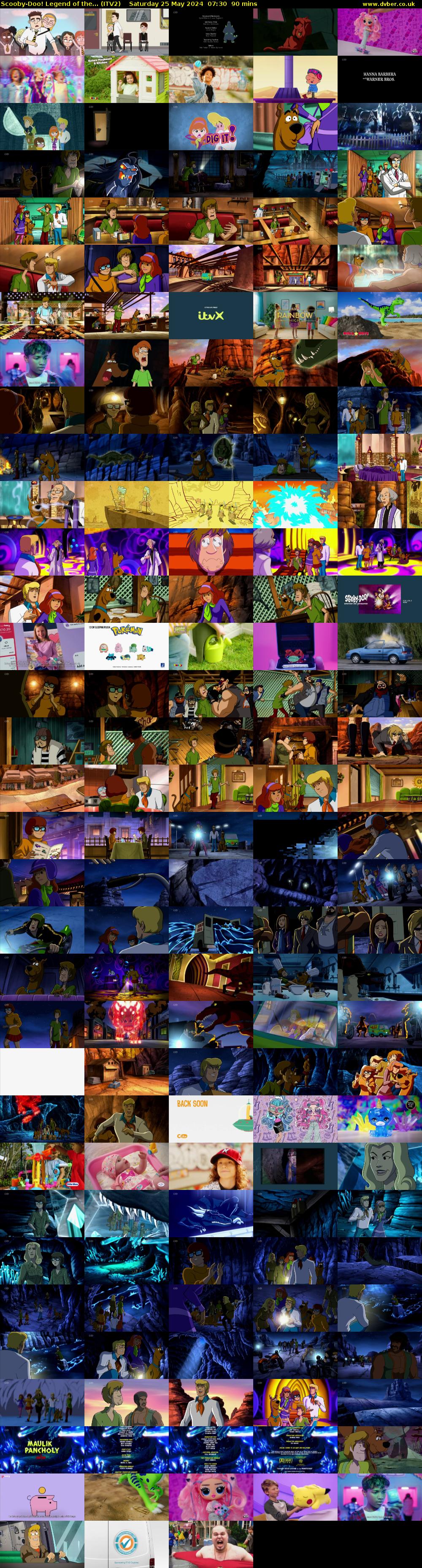 Scooby-Doo! Legend of the... (ITV2) Saturday 25 May 2024 07:30 - 09:00