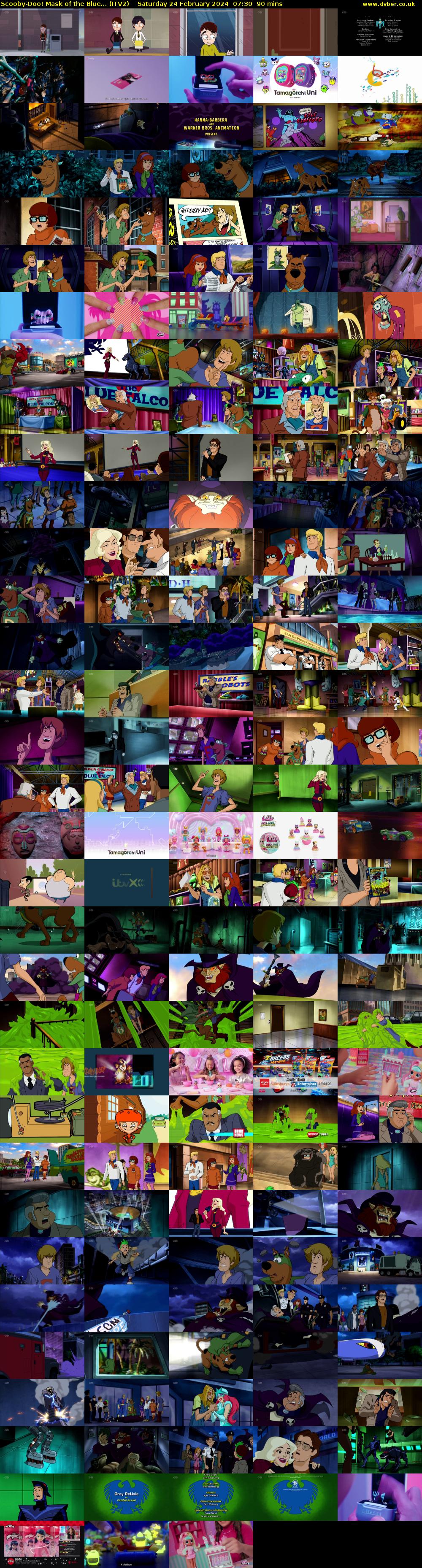 Scooby-Doo! Mask of the Blue... (ITV2) Saturday 24 February 2024 07:30 - 09:00