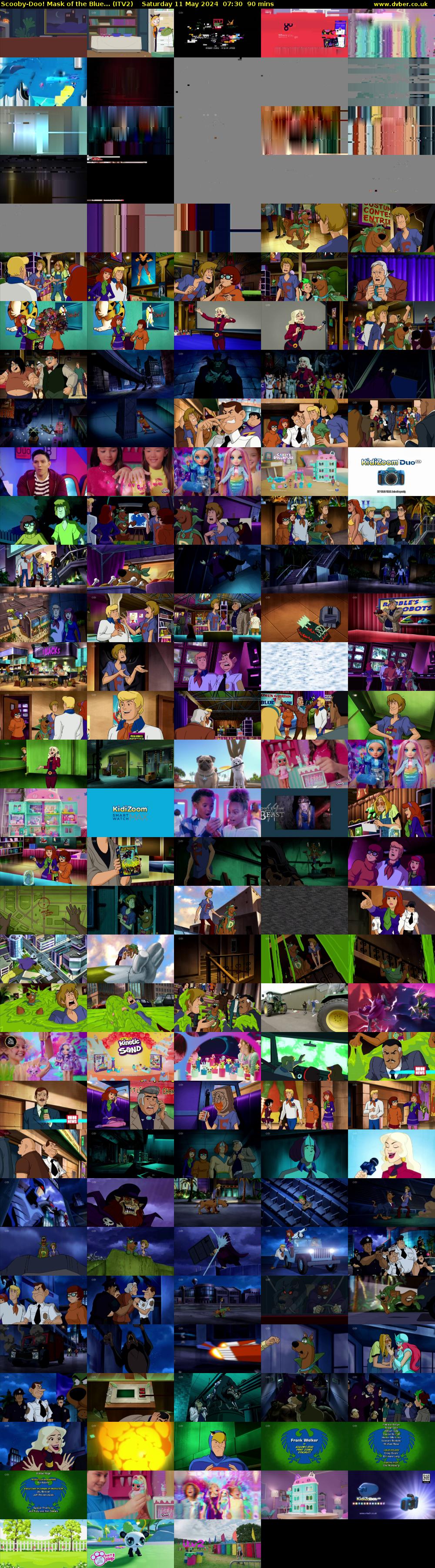 Scooby-Doo! Mask of the Blue... (ITV2) Saturday 11 May 2024 07:30 - 09:00