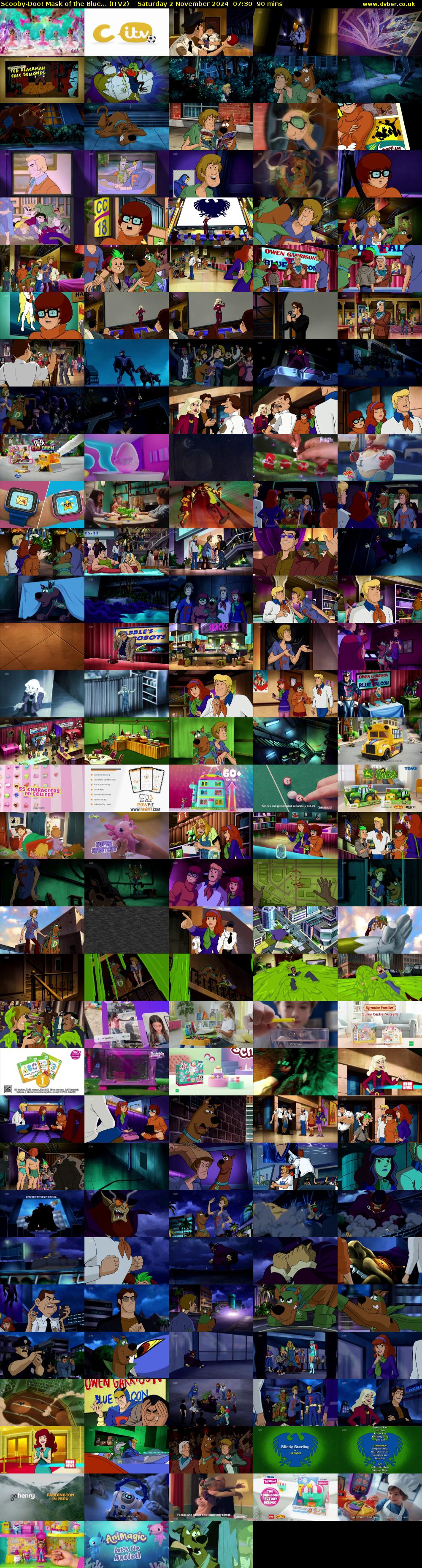 Scooby-Doo! Mask of the Blue... (ITV2) Saturday 2 November 2024 07:30 - 09:00