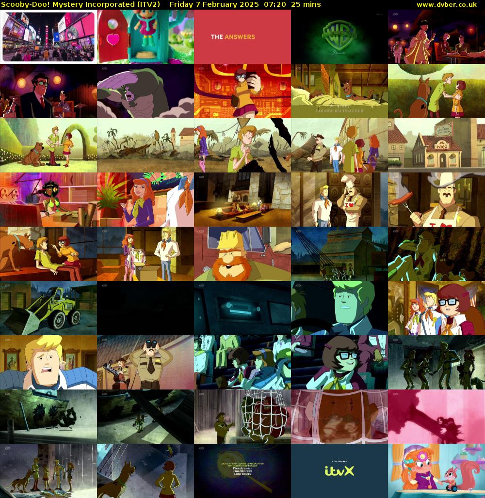 Scooby-Doo! Mystery Incorporated (ITV2) Friday 7 February 2025 07:20 - 07:45