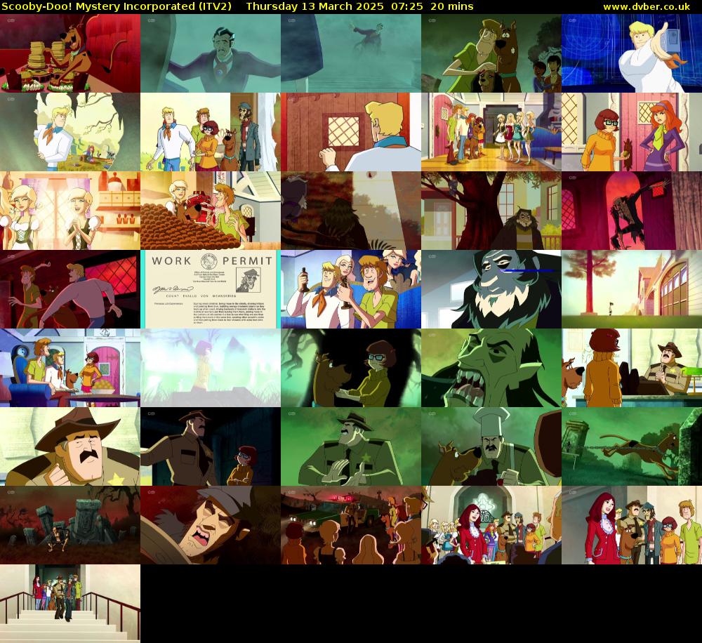 Scooby-Doo! Mystery Incorporated (ITV2) Thursday 13 March 2025 07:25 - 07:45