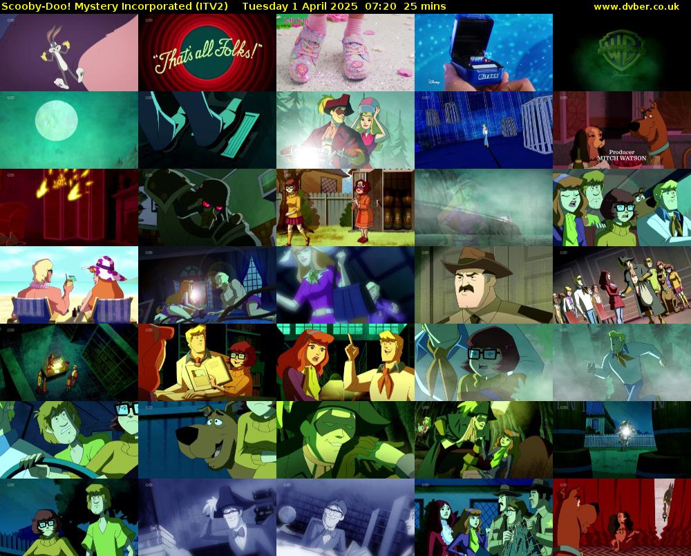 Scooby-Doo! Mystery Incorporated (ITV2) Tuesday 1 April 2025 07:20 - 07:45