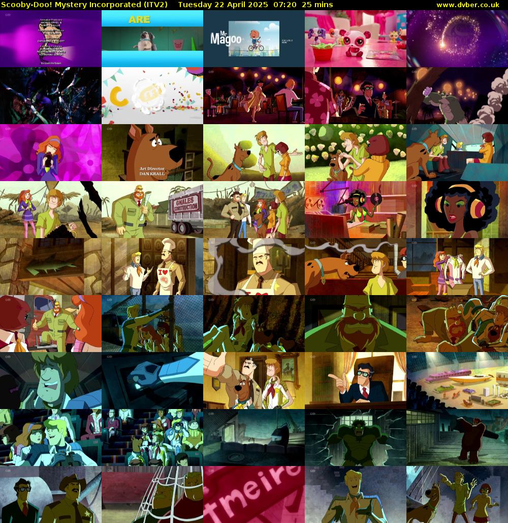 Scooby-Doo! Mystery Incorporated (ITV2) Tuesday 22 April 2025 07:20 - 07:45
