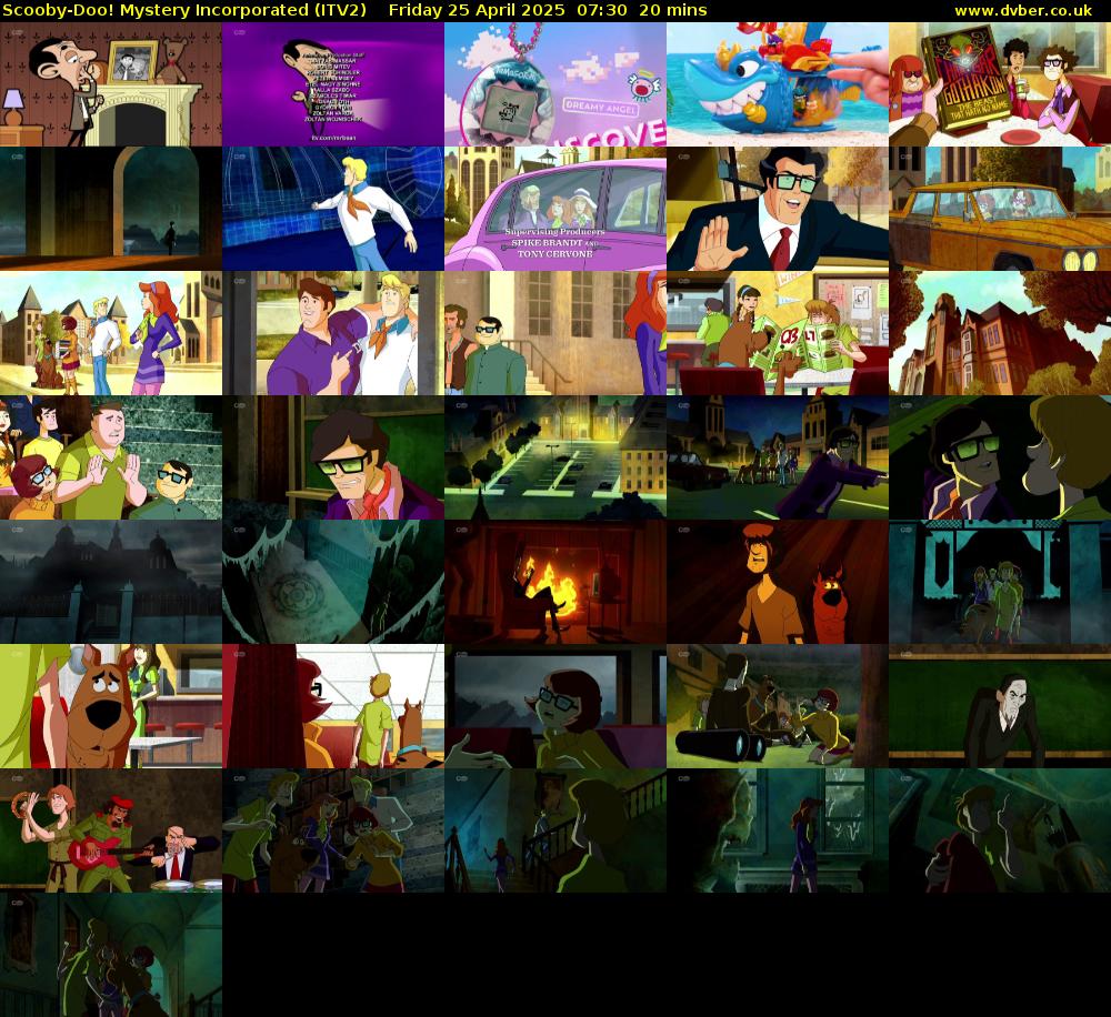Scooby-Doo! Mystery Incorporated (ITV2) Friday 25 April 2025 07:30 - 07:50