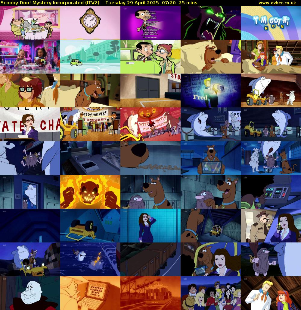Scooby-Doo! Mystery Incorporated (ITV2) Tuesday 29 April 2025 07:20 - 07:45
